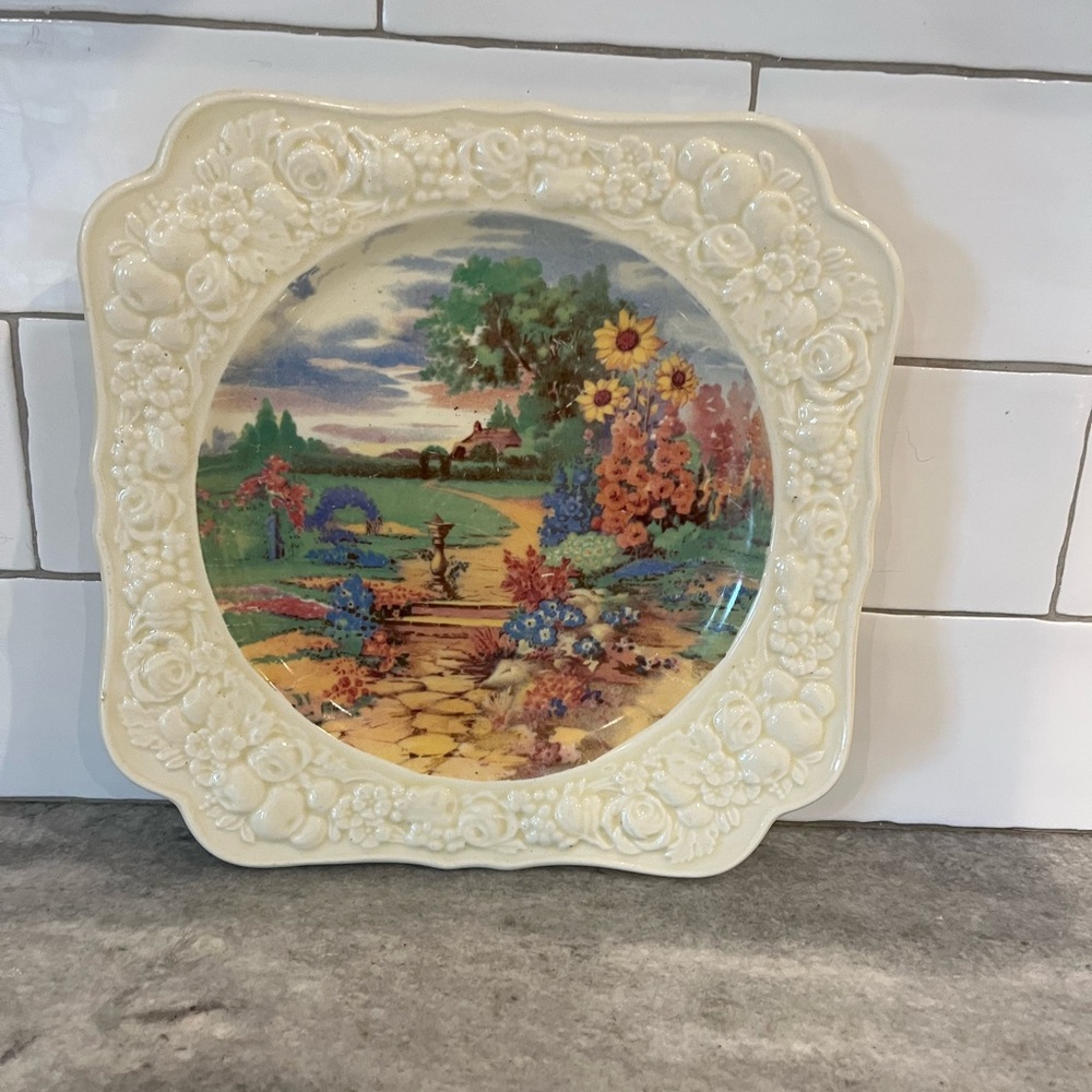 Vintage Crown Ducal Gainsborough Decorative Plate